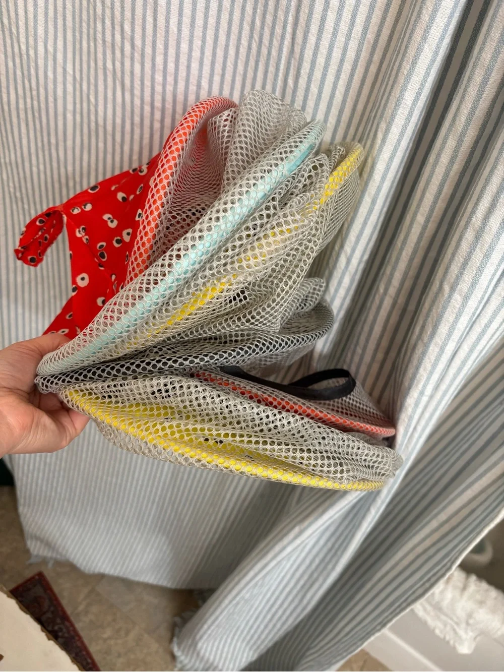 IKEA PS FANGST - Childrens Mesh Hanging Storage Organizer 6 Tier
